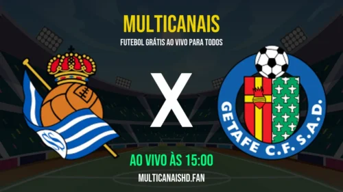 Assistir Real Sociedad x Getafe Ao Vivo Online 22/04/2026