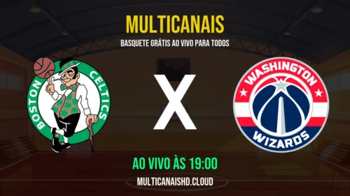 Assistir Celtics x Wizards Ao Vivo Online 14/03/2026