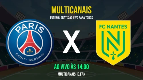 Assistir Paris Saint Germain x Nantes Ao Vivo Online 22/04/2026