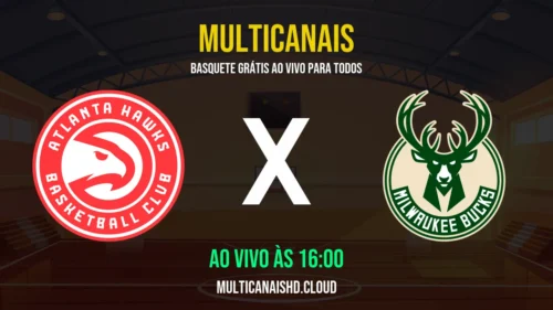 Assistir Hawks x Bucks Ao Vivo Online 14/03/2026