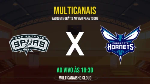 Assistir Spurs x Hornets Ao Vivo Online 14/03/2026